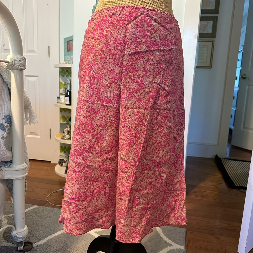 Pink Floral Women's Skirt